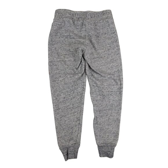 Justice Jogger Sweats Gray Pink Glitter Lettering Bling Girl's size 6 JH964 - Picture 2 of 3